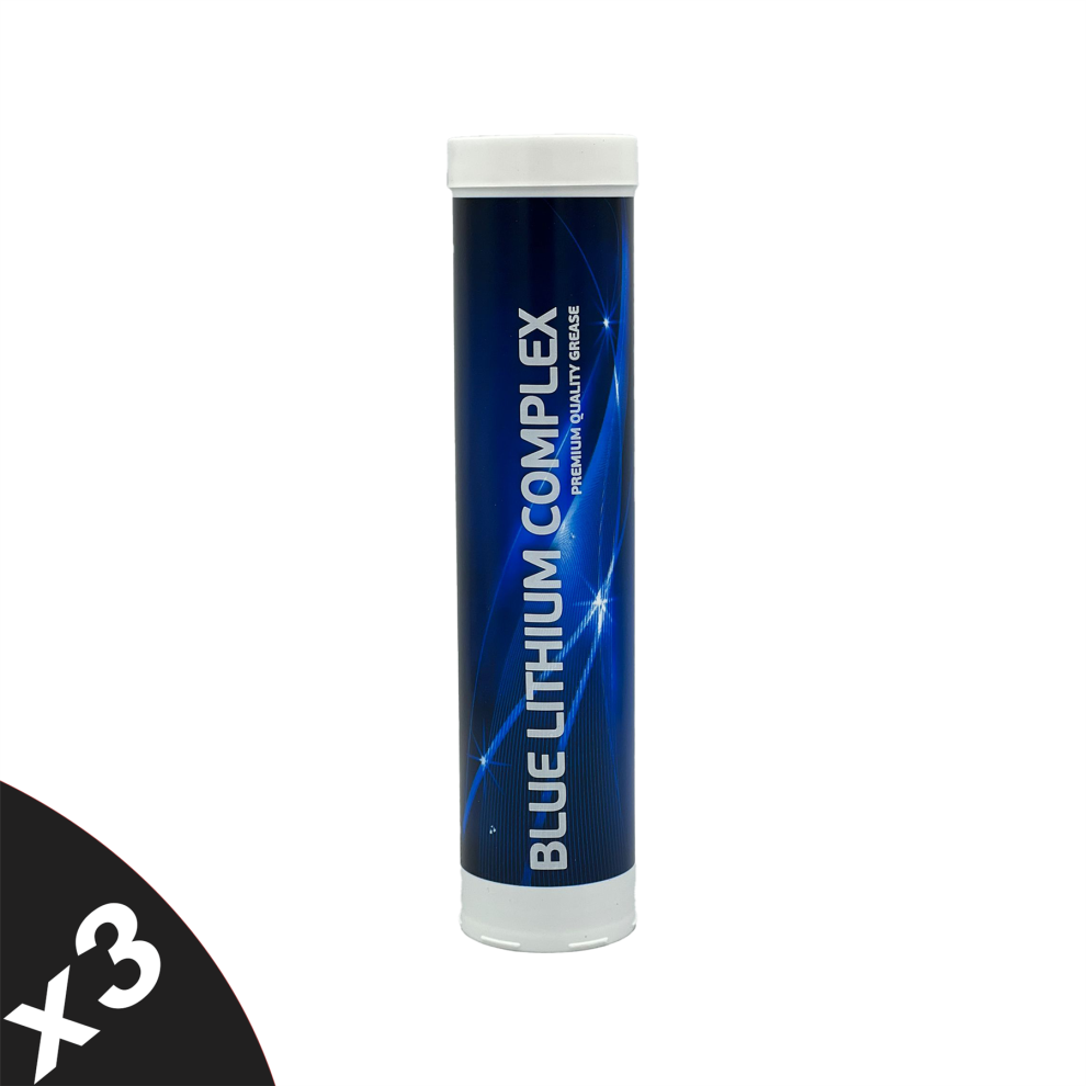 Lithium Complex Ep2 Grease Cartridge Syntol Nlgi 2 -30C To +150C 3X400g Blue