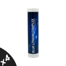 Lithium Complex EP2 Grease Cartridge Blue Syntol NLGI 2 -30C to +150C 4x400g