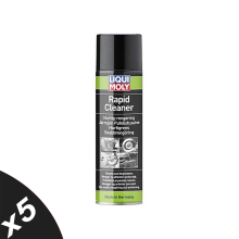 LIQUI MOLY Rapid Brake & Clutch Cleaner Powerful Parts Degreaser 5x500ml