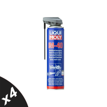 LIQUI MOLY LM 40 Multi-Purpose Spray Lubricates Cleans & Protects 4x400ml