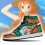 (7.5) nami sneakers straw hat priates one piece 3