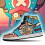 (8.5) chopper sneakers straw hat priates one piece 3
