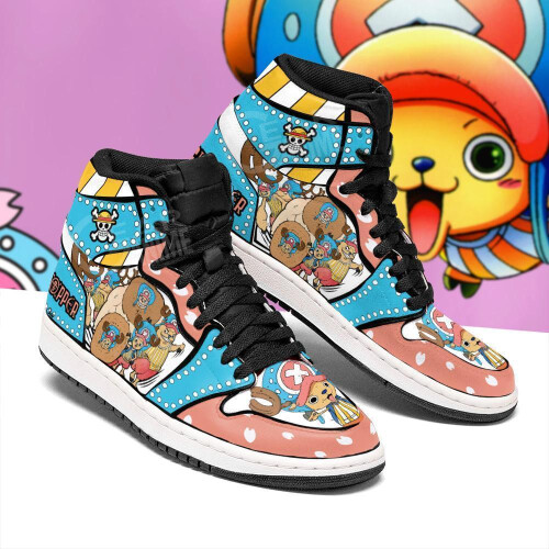 (7.5) chopper sneakers straw hat priates one piece 1