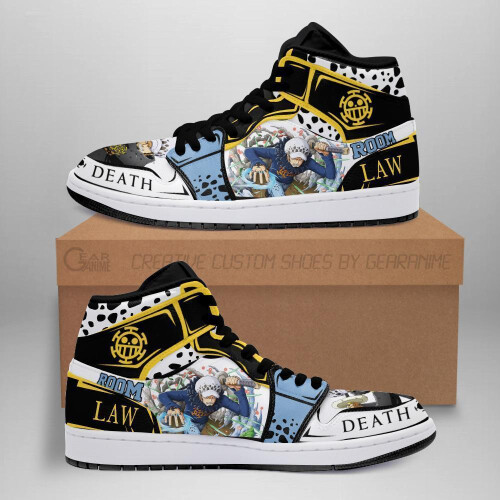 (7.5) trafalgar d water law sneakers one piece shoes