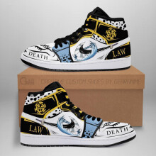 (7.5) trafalgar law sneakers room skill one piece anime shoes