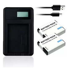 Charger & 2X Batteries Panasonic DMC-ZS40 DMC-ZS45 DMC-ZS50