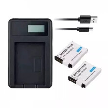 Charger & 2X Batteries Nikon Coolpix AW120S AW130 B600 P300 P310 P330 S1000pj
