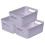 (Lavender) SmartStore Essence Medium Organiser Storage Basket 5.6L,3Pack 1