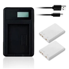 Charger & 2X Batteries Nikon Coolpix S6 S7 S7c S8 S9