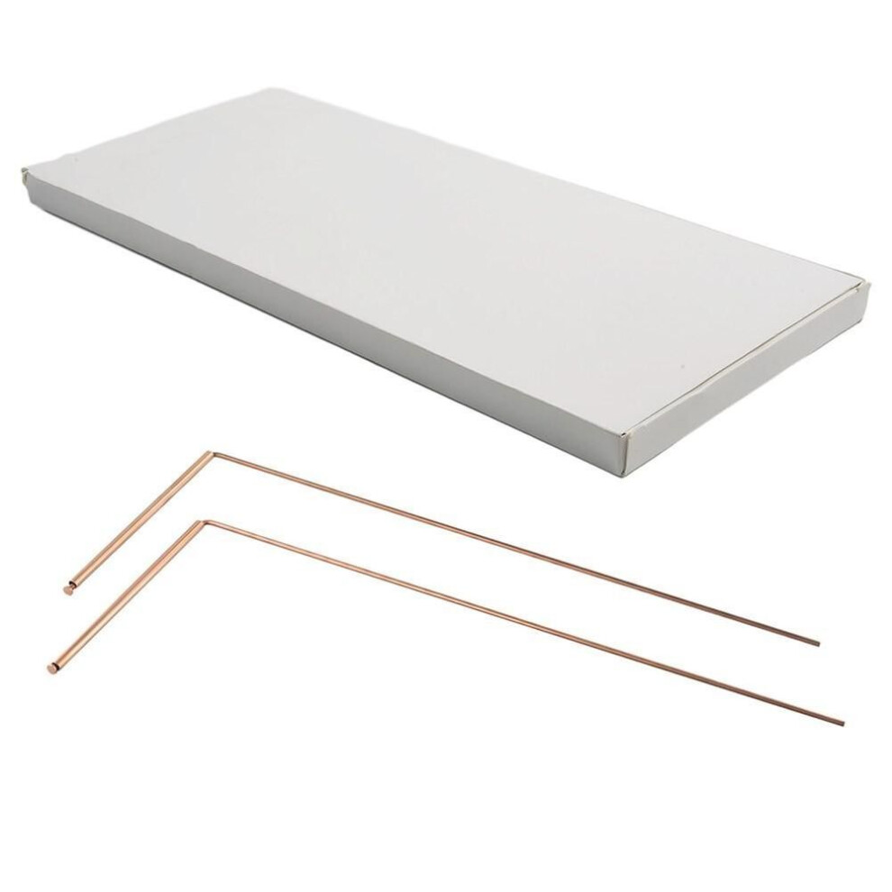 (Single head - flat bead) Copper Probe Head-round Metal Probing Rod 2pcs 99.9% Copper