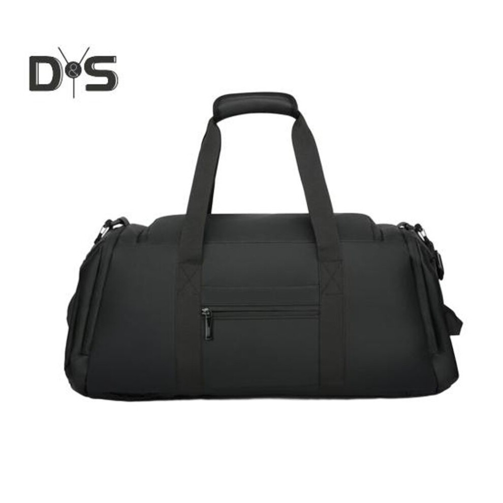 (black) Sports Duffle Bag Travel Bag With Shoe And Wet Clothes Compartments Waterproof Gym Bag Shoulder Bag For Men And Women Weekender