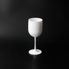(white) Reusable Champagne Flutes Glasses Pp Plastic Wine Glasses Dishwasher-safe Champagne Glass Wine Party Supplies