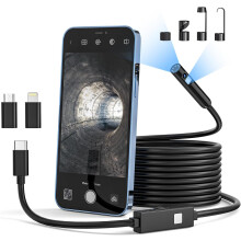 Dual Lens Endoscope Inspection Camera (No WiFi Needed)