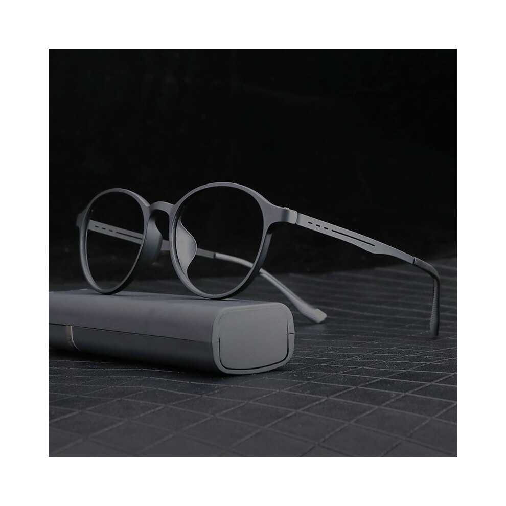 (+2.75, Transparent) Round Photochromic Reading Glasses Sunglasses Presbyopic Glasses Readers TR +0.5 0.75 1.0 1.25 1.5 1.75 2.0 2.25 2.5 2.75 3.0 3.2-image-OPC-PHDM5RC-NEW