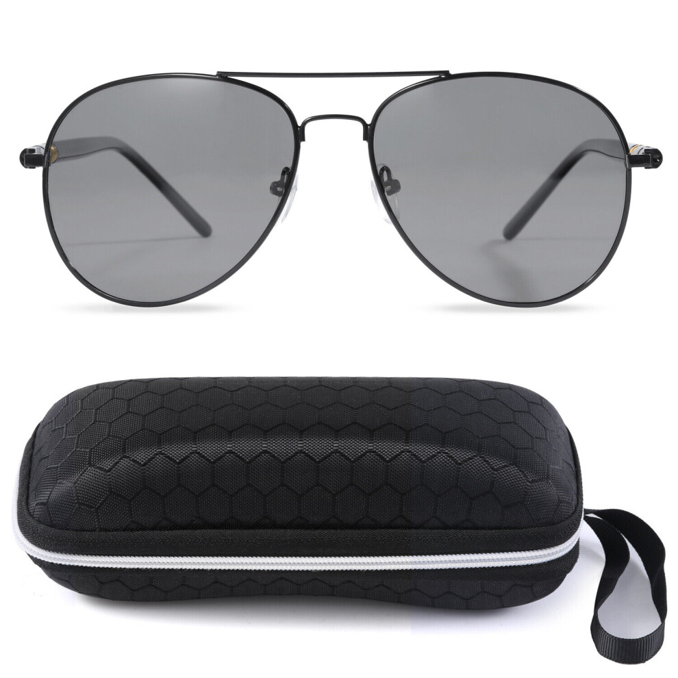 Polarized Photochromic Driving Sunglasses for Women Men Day Night Safety Glasses