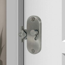 Serrure de poortcoulissante in een hoek van 90 met een hoek van 90 met boucle de verrouillage de porte coulissante en verrou de porte de gran