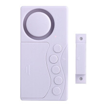 Vriezerdeuralarmen, raambeveiligingsalarm, draadloos koelkastalarm, 4-in-1 deursensor deurbel luid deuropeningsalarm 108 dB