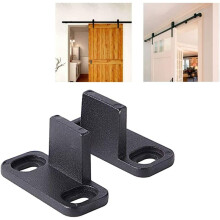 Grange Porte Guide Regelbaar materiaal Anti- BalanÃ§ant Accessoires Bas Bruit Coulissant PiÃces Bas Support Bevestiging Acier Carbone Duurzaam Ult