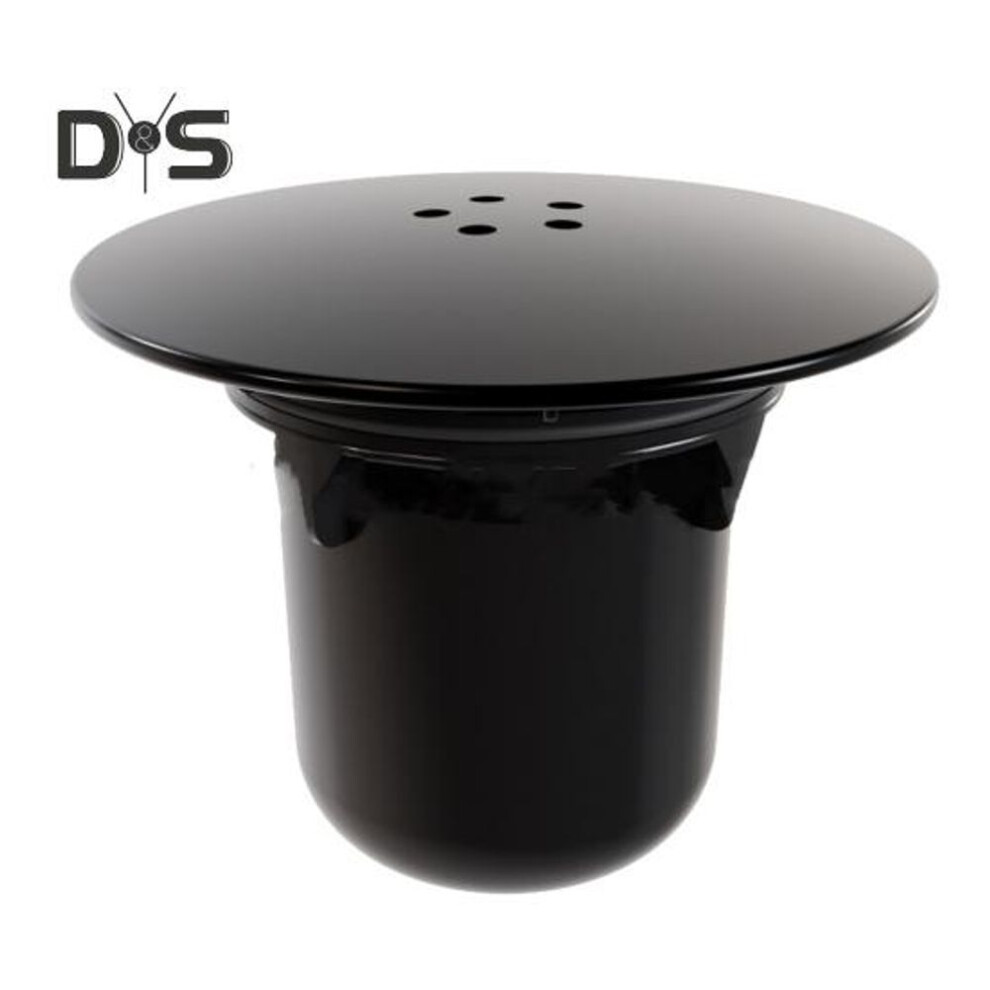 Chrome Finish Shower Drain Cover Easy Installation Dip Cup Fast-flow Drainage British Standard Replacement Trap Cover