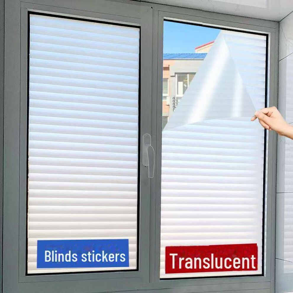 (60CM*400CM) 3D Laser Privacy Glass Film: Adhesive-free Electrostatic Blinds For Bathroom And Home Use