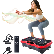 EVOLAND Vibration Plate with Bluetooth & Resistance Bands