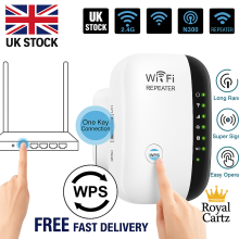 Home Wireless WiFi Extender 300Mbps Signal Booster 2.4G Repeater Network Extender Support WPS