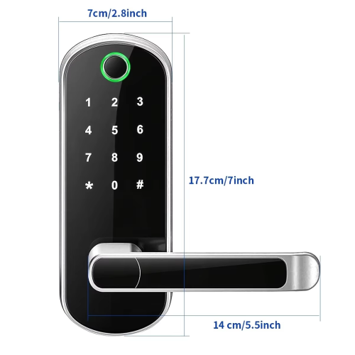 Smart Fingerprint Door Lock Remote Control Keyless WIFI Digital Touch 2
