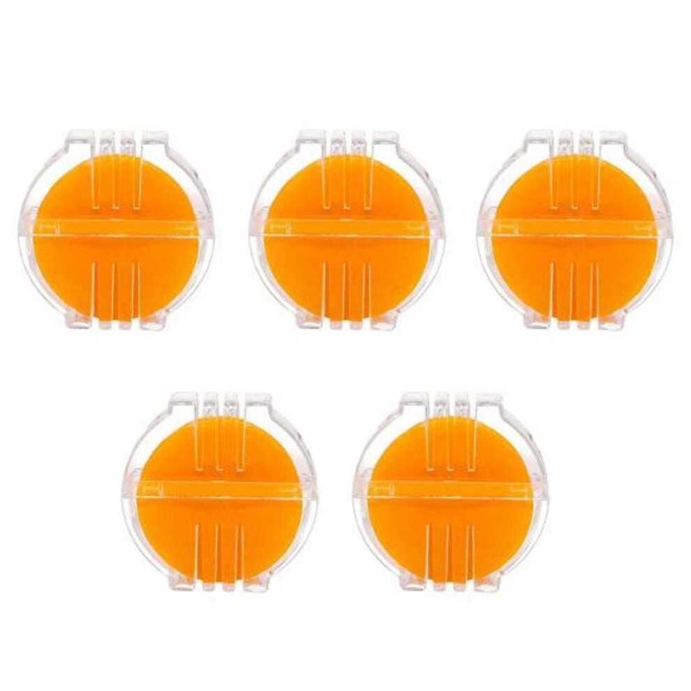 (yellow) 5 Pcs Thread Wax With Box Water-soluble Wax Sewing Lubricator Embroidery Floss Wax For Preventing Cross Stitch Thread Knotting
