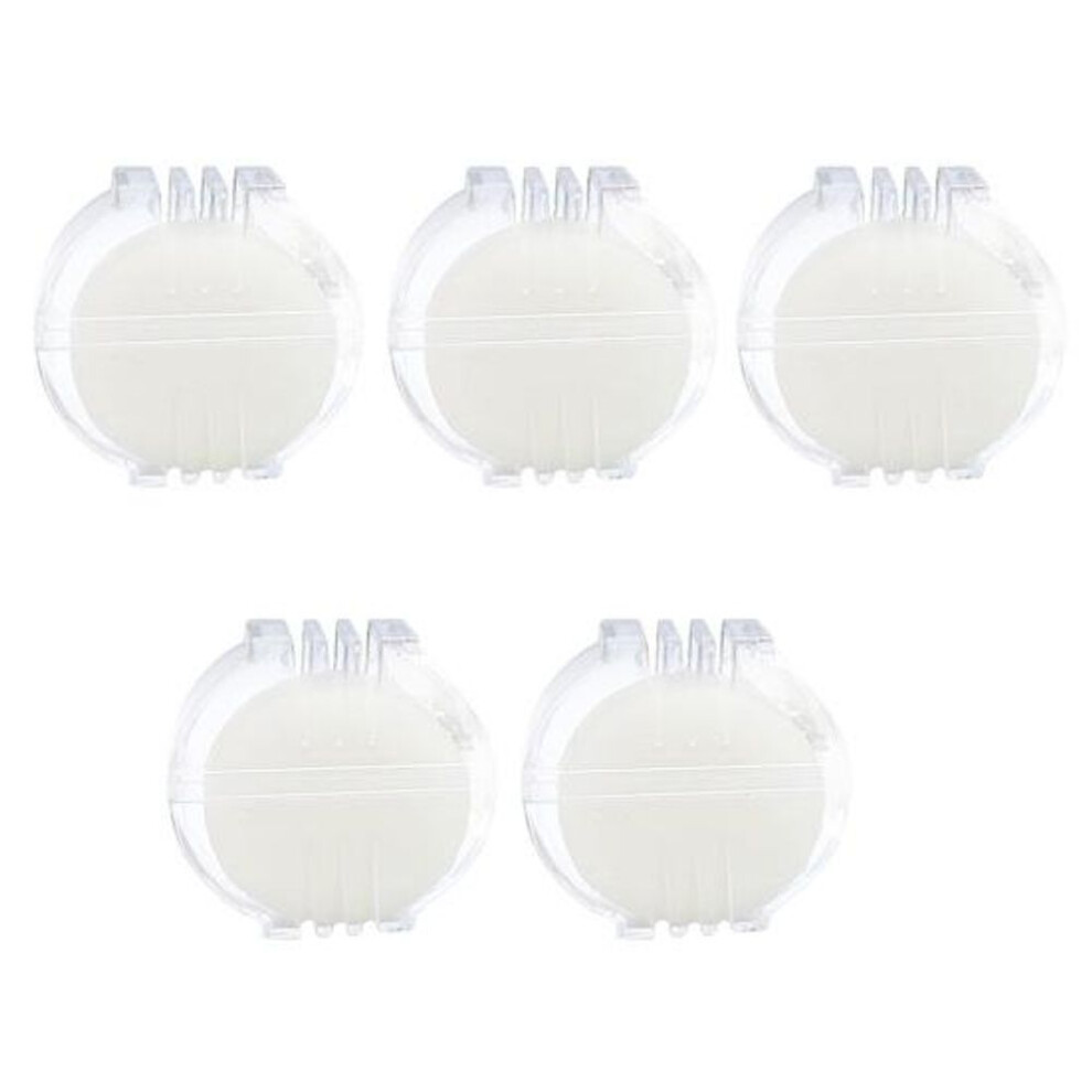 (white) 5 Pcs Thread Wax With Box Water-soluble Wax Sewing Lubricator Embroidery Floss Wax For Preventing Cross Stitch Thread Knotting