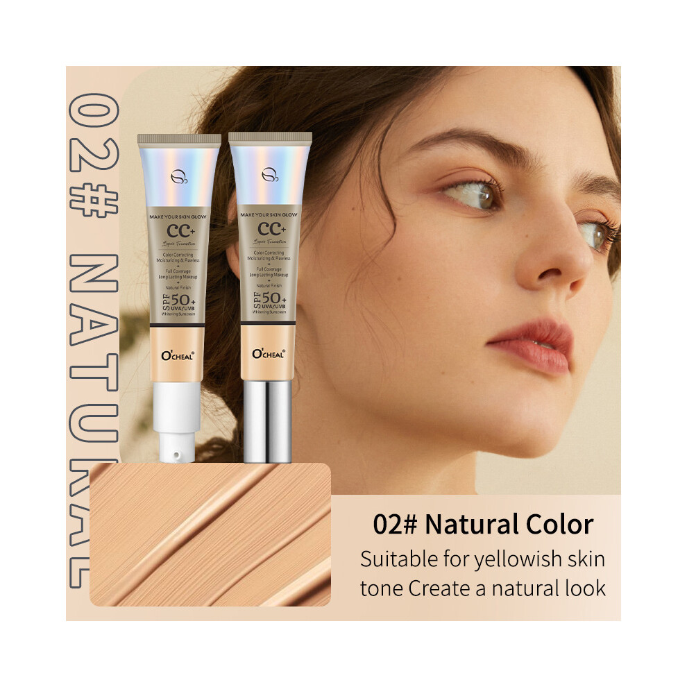 Cosmetics Your Skin But Better CC Full Coverage Cream SPF50,Natural