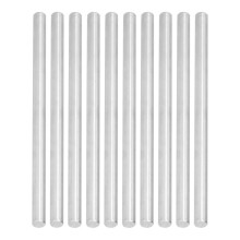 (As show, One size) 10Pcs Stainless Steel Rod Round Straight Shaft Bar 8mm Accessory Set Kit for Robot Toy DIY4100-0008-0025