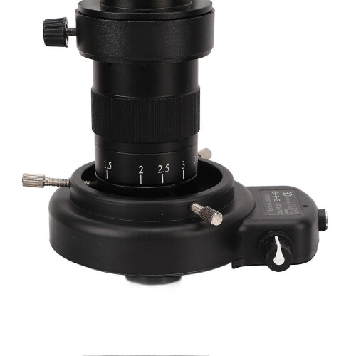 (As show, One size) Microscope Camera Set 10.1in Screen 16MP Camera 180X Lens White Ring Light Table Stand Combination Set 100240V EU Plug 1