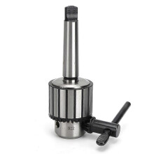(As show, One size) B22 Key Drill Chuck High Efficiency 5-20mm 40 Steel MTA3 B22 Handle Workholding Tool