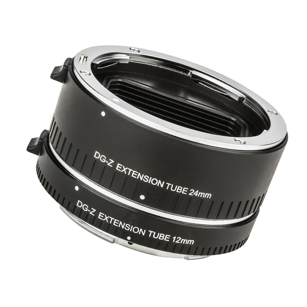 (As Show, One Size) Automatic Macro Extension Tubes 12Mm 24Mm Full Frame Metal Adapter Ring Auto Focus Auto Exposure Ttl 6909775622261