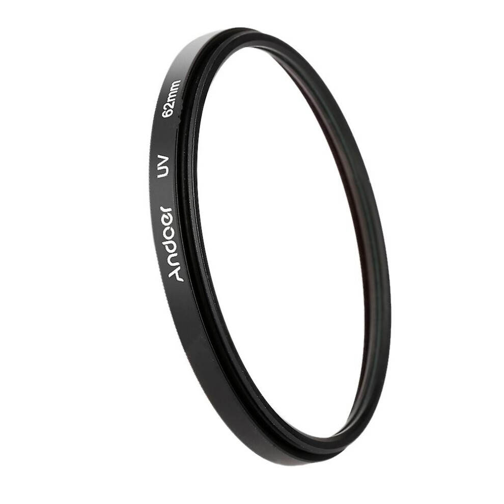 (As Show, One Size) Andoer 62Mm Uv Ultra-Violet Filter Lens Protector For Canon Nikon Dslr Camera 6909775549179