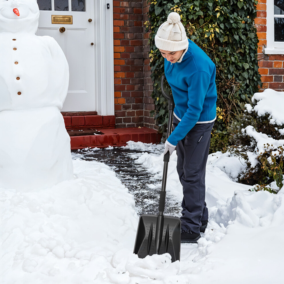 Portable Snow Shovel with D-shape Handle