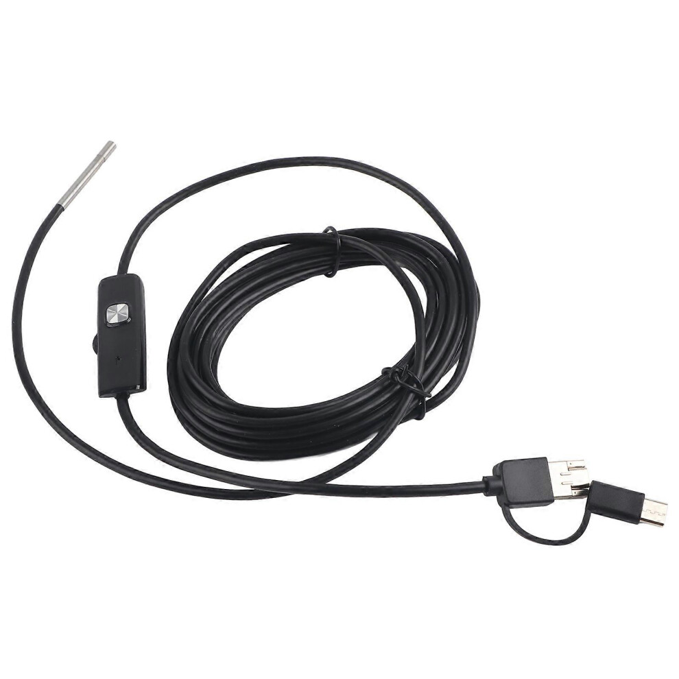 (As Show, One Size) 3 In 1 For Android Typec Mobile Phone 3.9Mm Lens High Definition Waterproof Endoscope(3.5M Cable ) 6909775991381