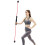 (As show, One size) Fitness Bar Counting Function Elastic Workout Rod High-Frequency Vibration Exercise Stick Functional 1