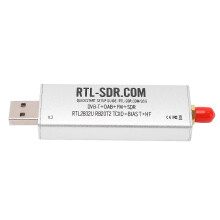 (As show, One size) Radio Receiver RTL SDR R820T2 RTL2832U 1PPM TCXO SMA 500KHz1766MHz for Signal Reception