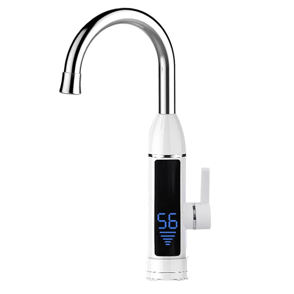 (As Show, One Size) Electric Water Heaters Tap Instant Water Heaters Faucets Speed Hot Tap Lcd Digital Temperature Displ 6909775580066