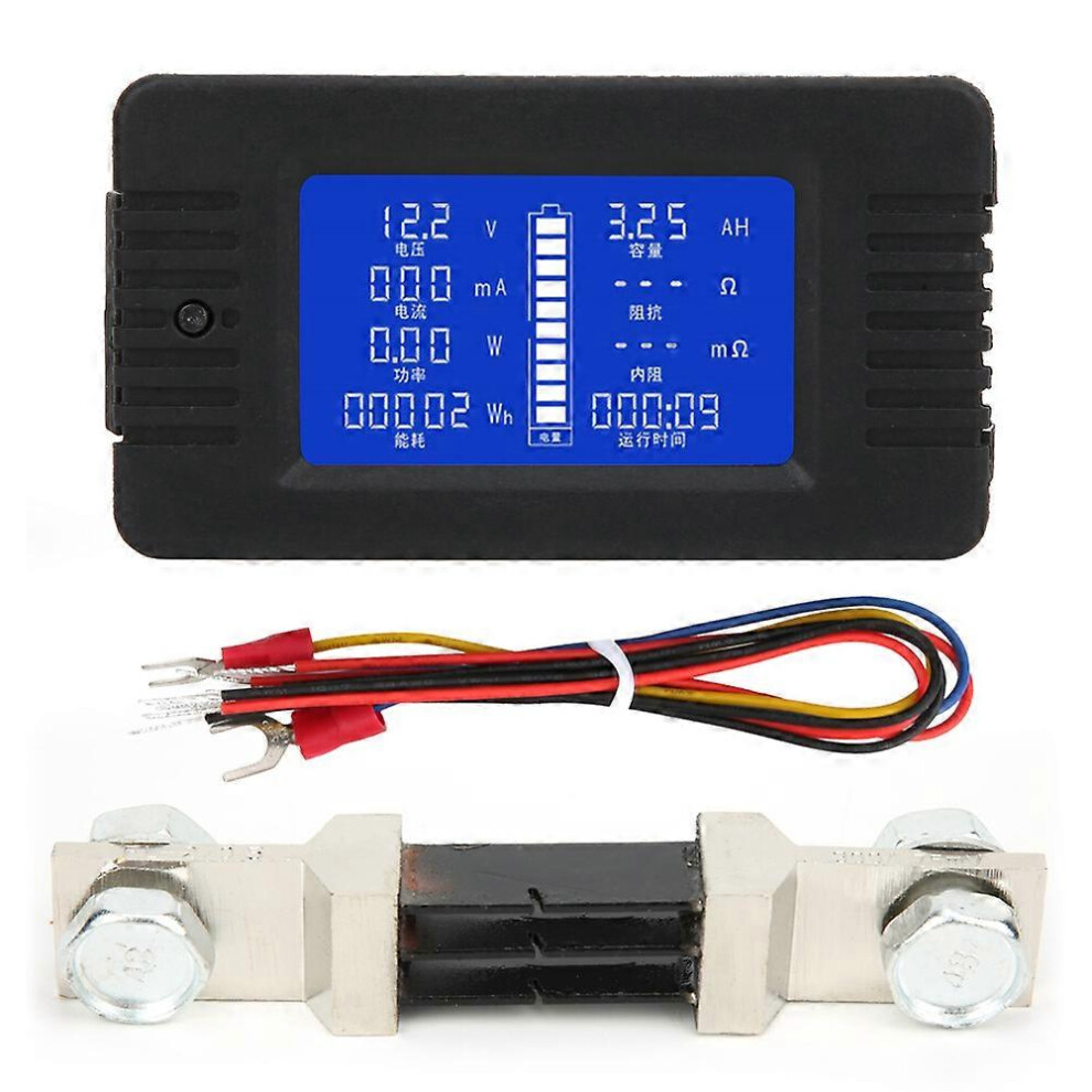 (As Show, One Size) Pzem-015 Multifunctional Battery Meter Lcd Digital Display Battery Test Detector With 300A Shuntpzem-015 300A 6909775996171