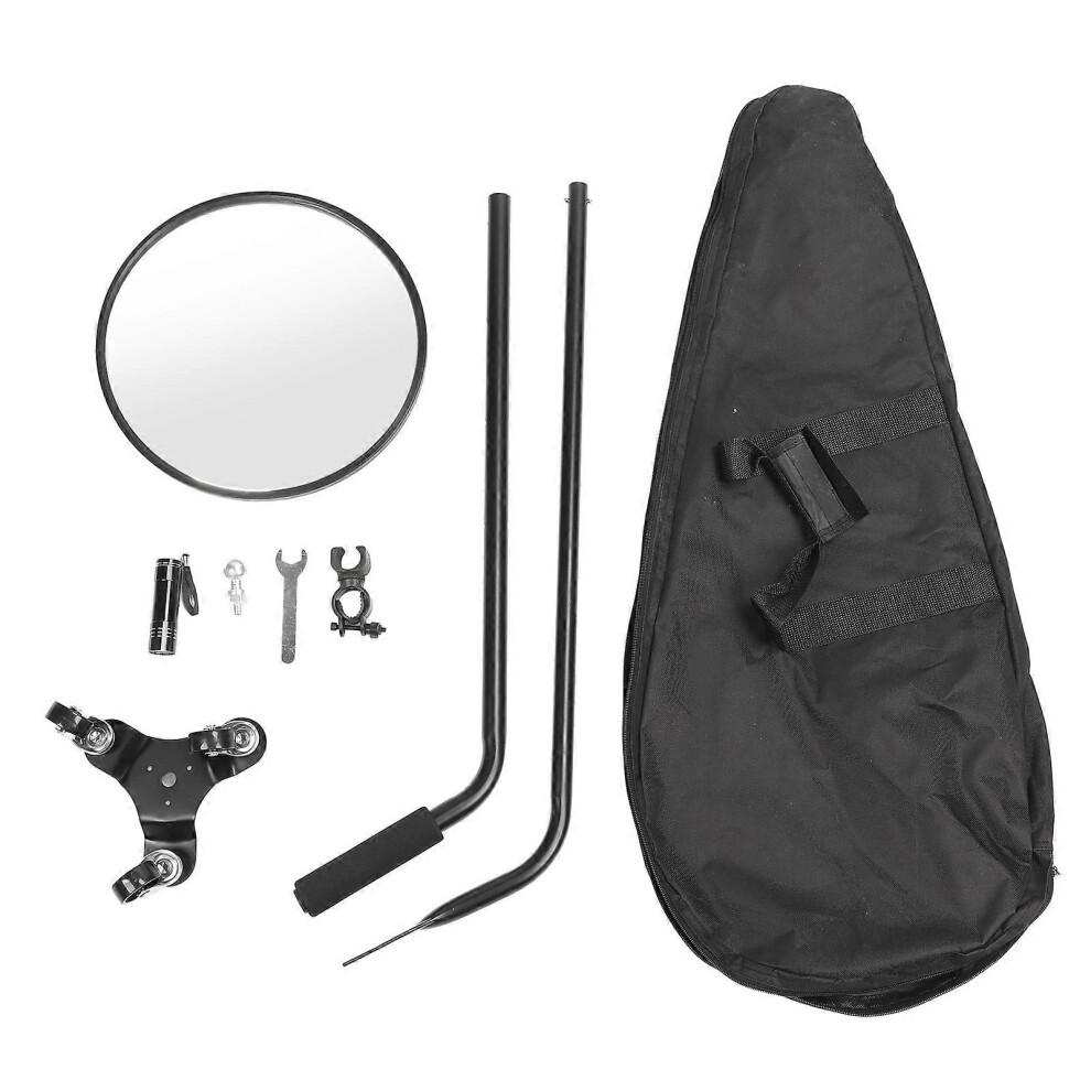 (As Show, One Size) Under Vehicle Inspection Mirror Telescopic Angle Adjustable Lens Convex Search Mirror For Automotive Equipment 6909775990445