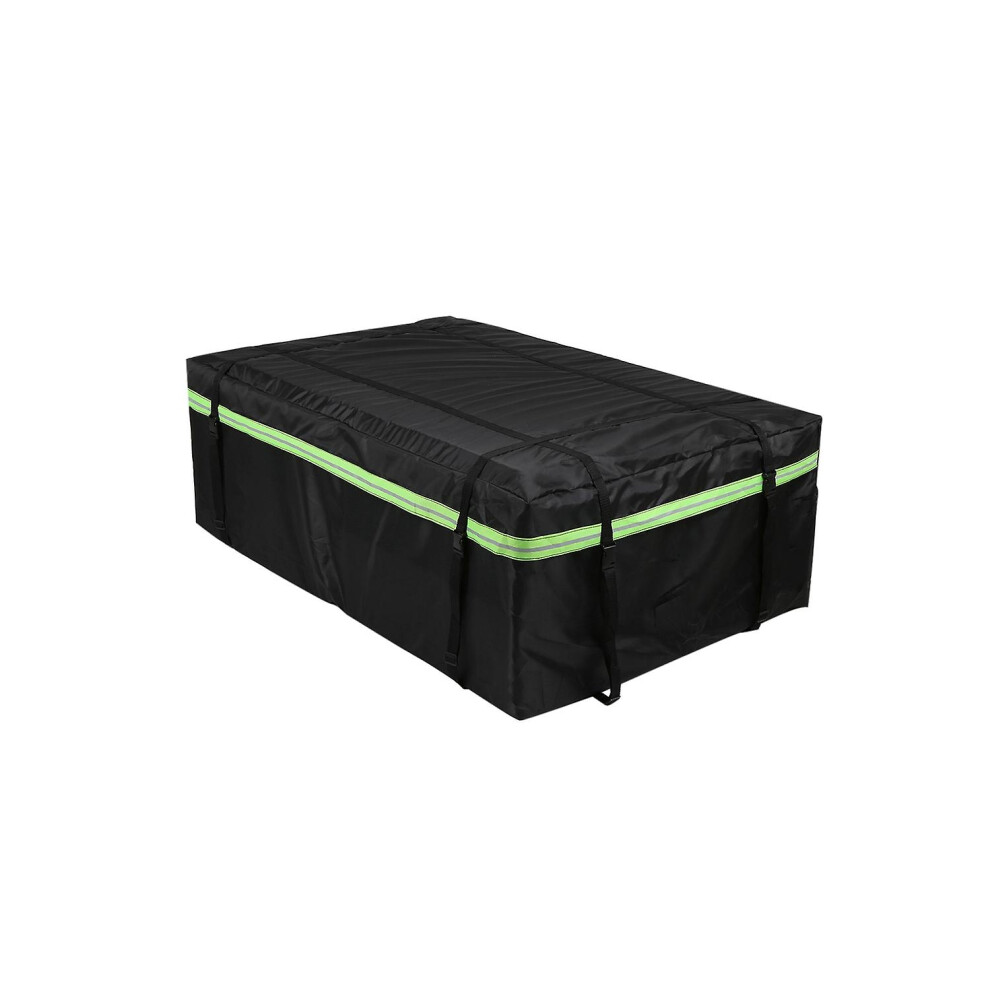 (M, One Size) Waterproof Cargo Bag Car Roof Cargo Carrier With Night Reflective Strip Universal Luggage Bag Storag 6909775529317