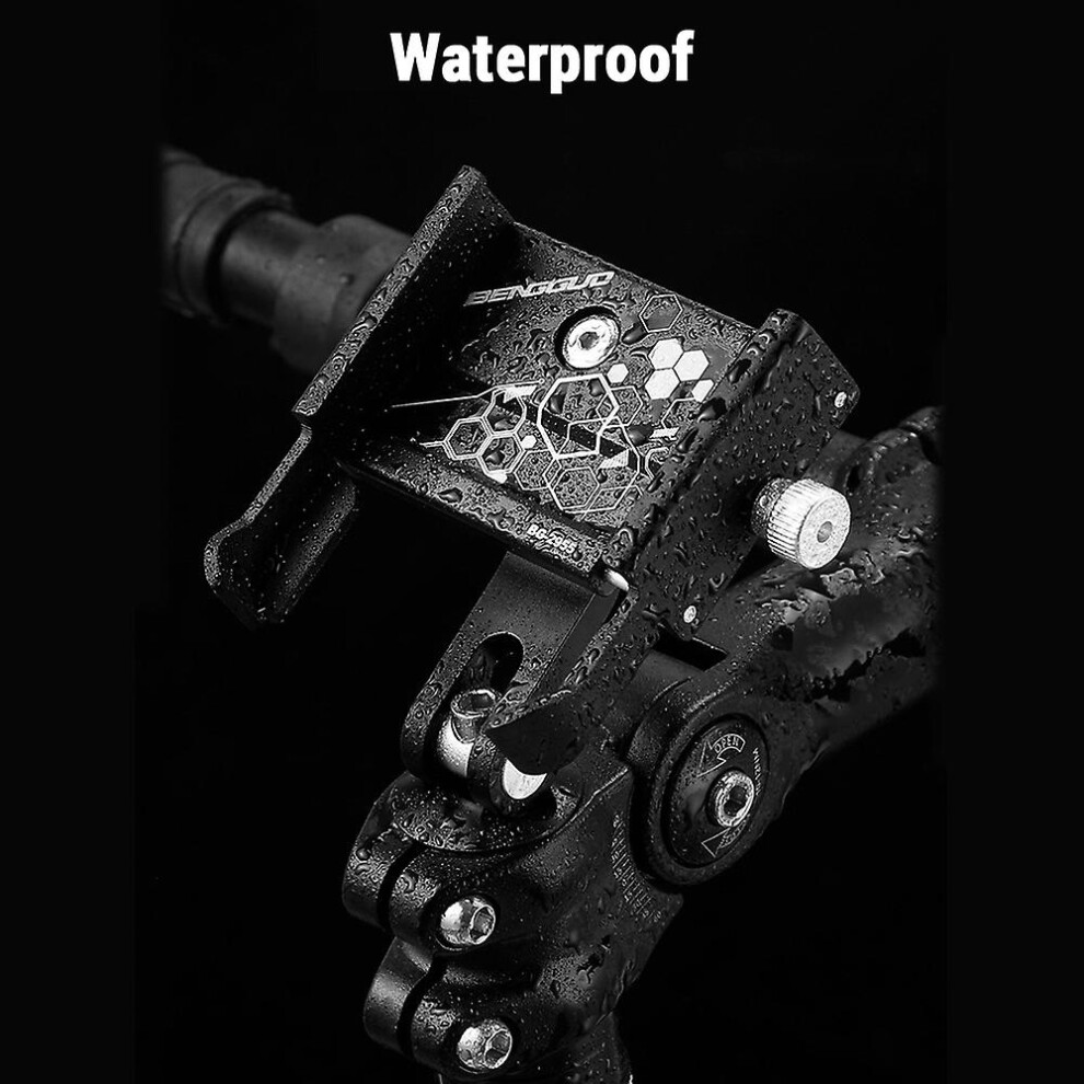 (As Show, One Size) Mobile Phone Holder Bicycle Smartphone Holder Rotating Mobile Phone Clamp 6909775549223