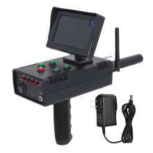 (As show, One size) Underground Metal Detector LCD Display Color Night Vision Metal Scanner for Gold Silver Copper AC100240V US Plug