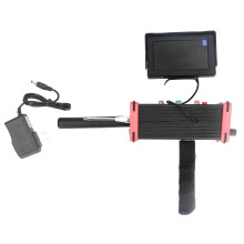 (As show, One size) Metal Detector Professional Underground Gold Scanner HD LCD Treasure Finder Night Viewing Scanning AC100240V US Plug