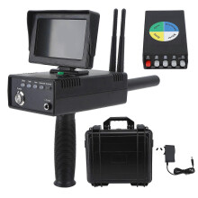(As show, One size) Metal Detector Professional High Accuracy Handheld Gold Scanner Finder Locator Detecting Tool AC100240V AU Plug