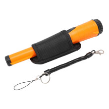(As show, One size) Handheld Metal Detector 360 Degree Scanning High Sensitivity Waterproof Metal Locator Orange