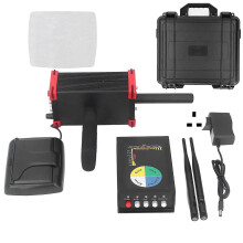 (As show, One size) Metal Detector Foldable Screen Long Range Gold Finder Pinpointer AC 100240V for Outdoor UK Plug