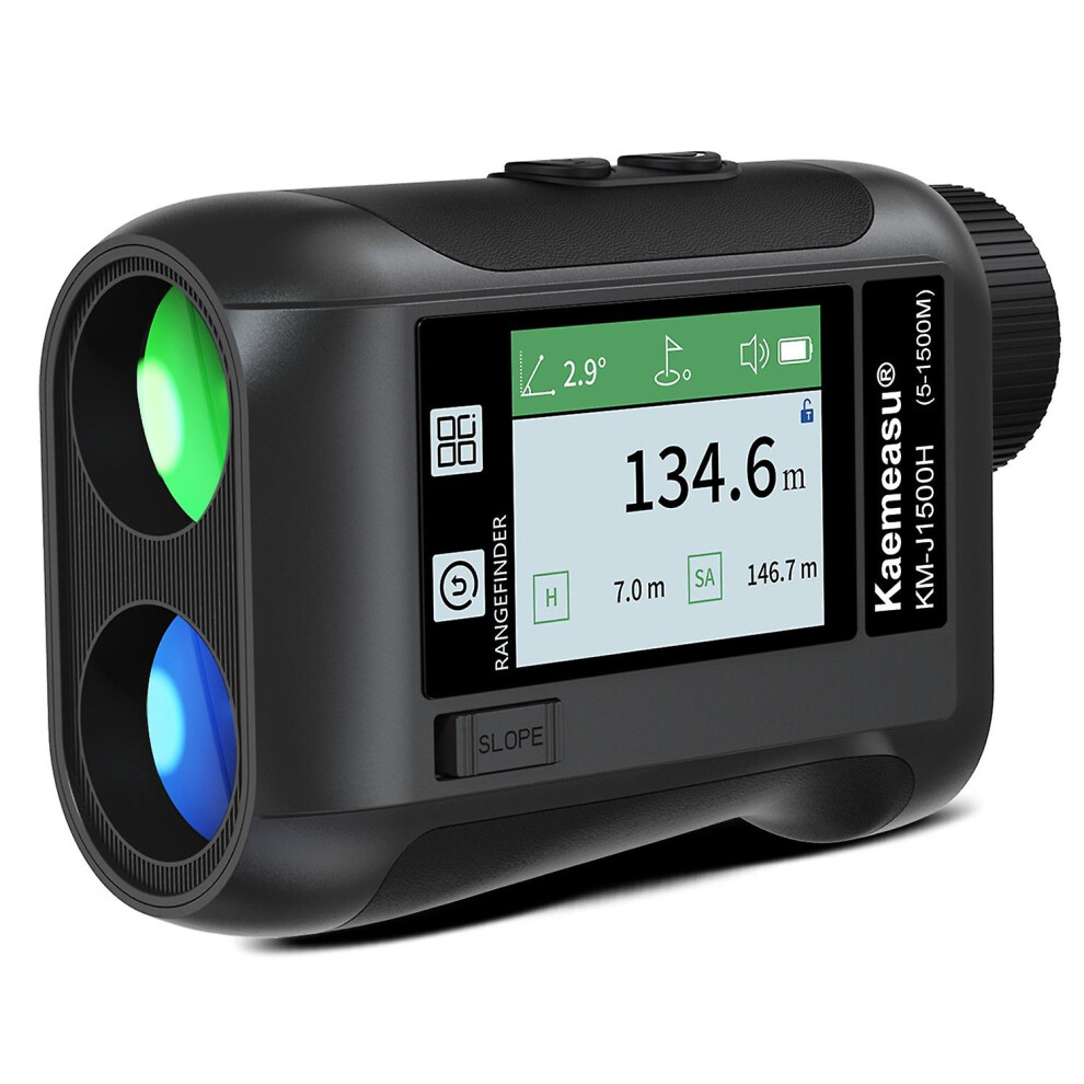 (1200M, Black) 600M / 800M / 1200M / 1500M Golf Rangefinder Distance Meter with LCD Touch Screen 6.5X Magnification-image-OPC-PHDMXJP-NEW